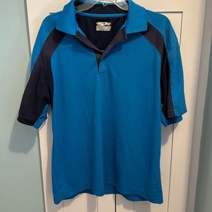 Grand slam collared sport shirt Blue, Size Large